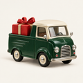 Forest green express delivery van